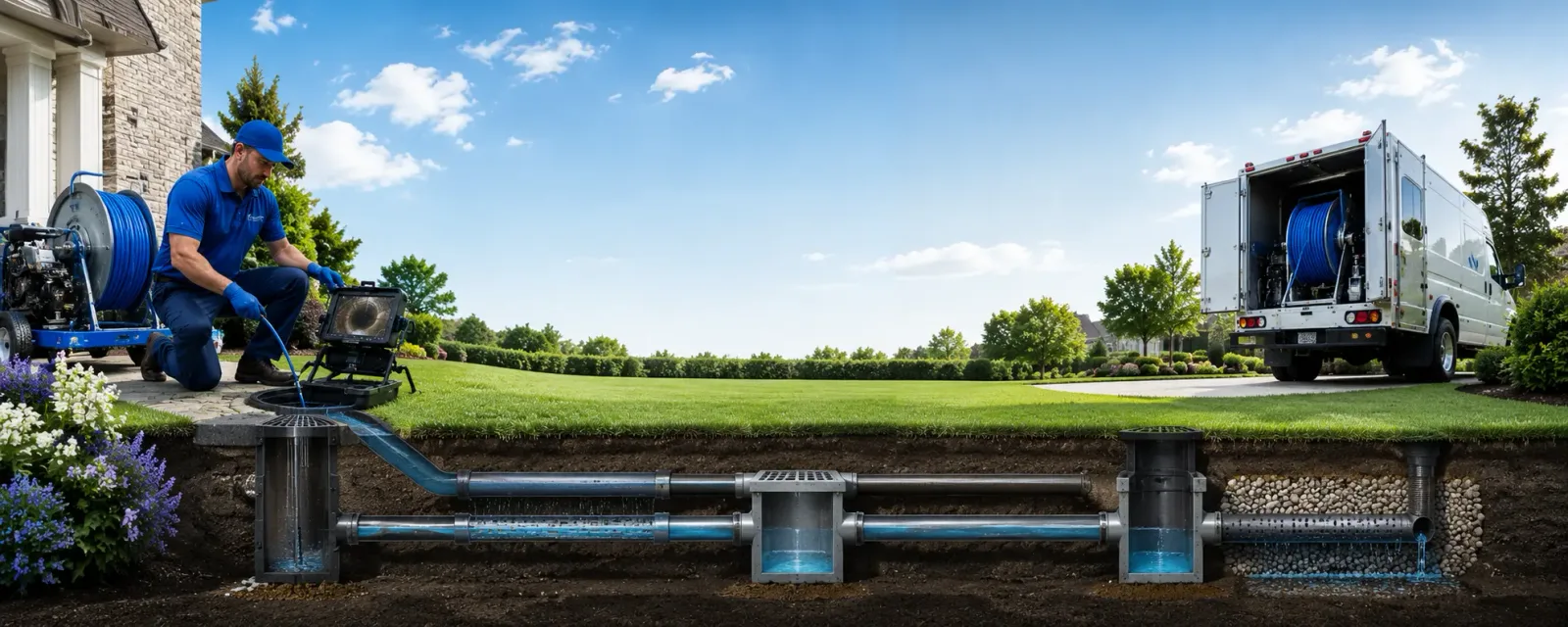 Outdoor drain cleaning information for Tecumseh, KS